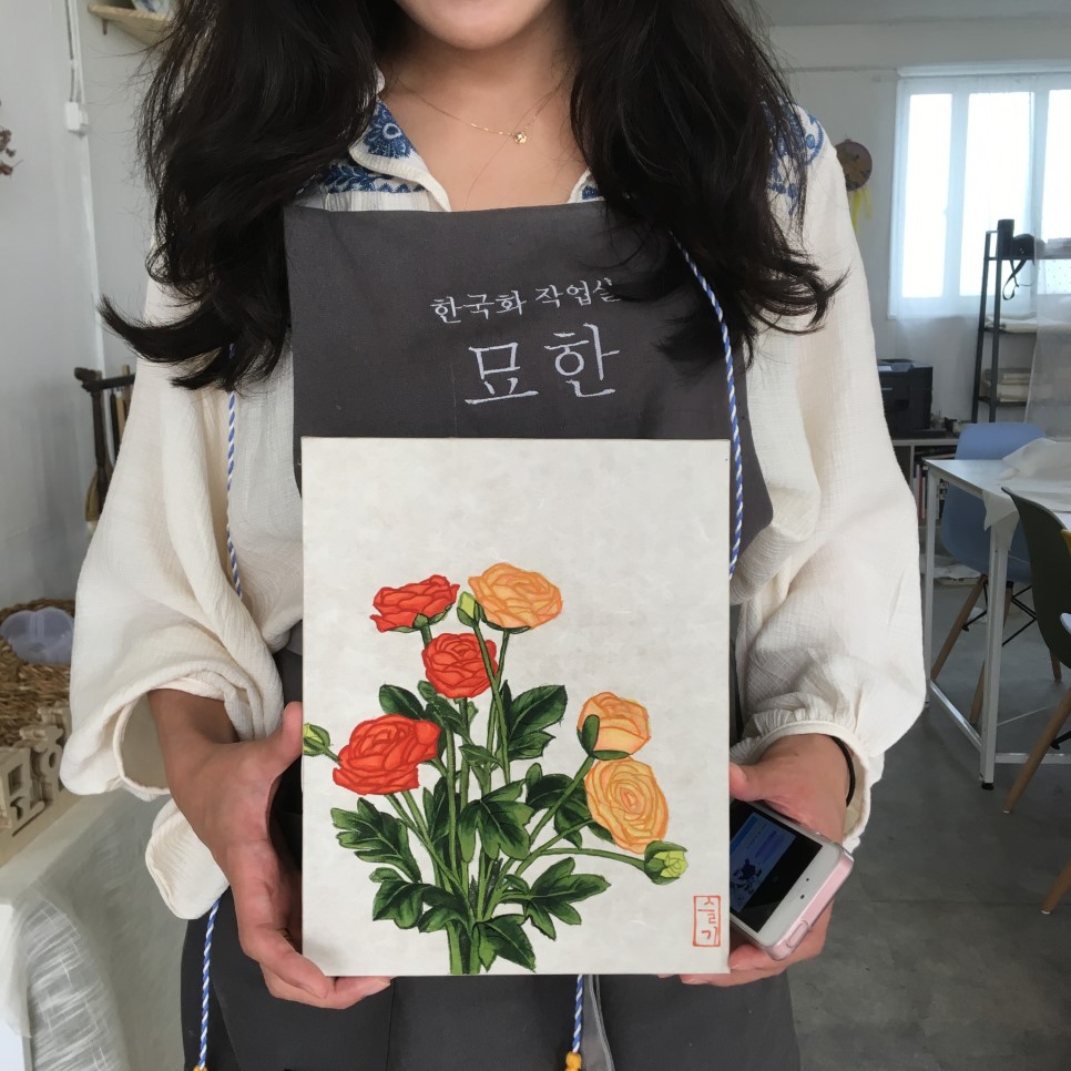 Korean painting experience